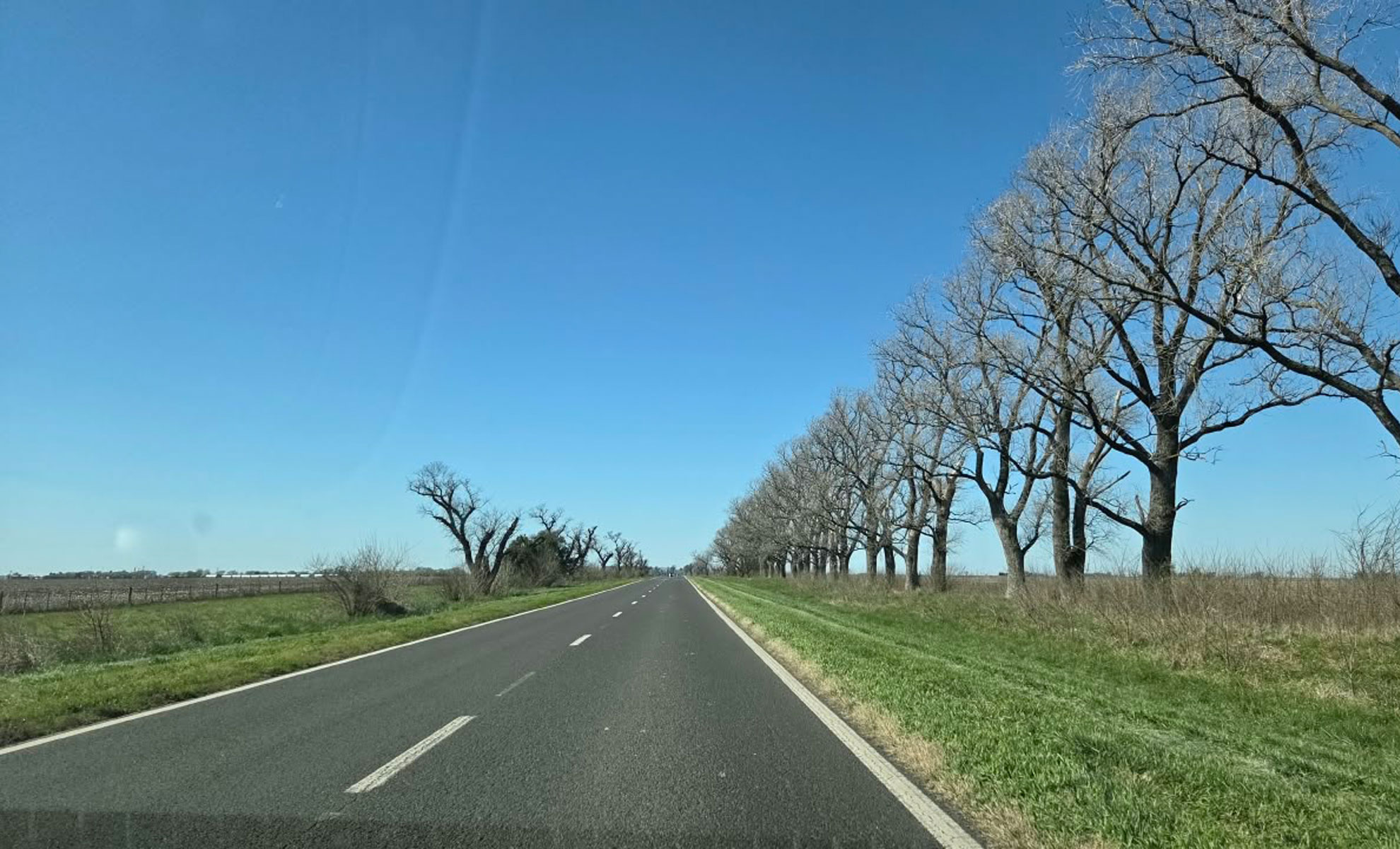 Ruta hacia San Luis, camino a Carpintería desde Rosario